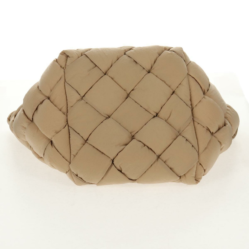 【日本直送】BOTTEGA VENETA 盒式襯墊 INTRECCIATO 包尼龍米色 670207 正品 sw1603M-4