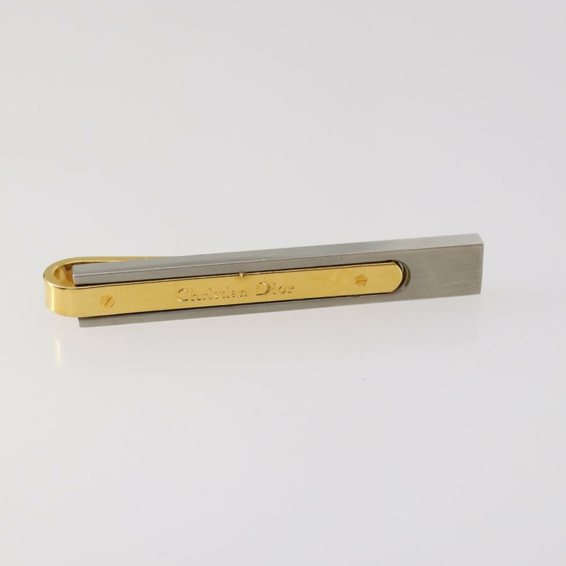 【日本直送】Christian Dior 領帶夾金屬袖扣 2 件套 金色 正品 146047-6