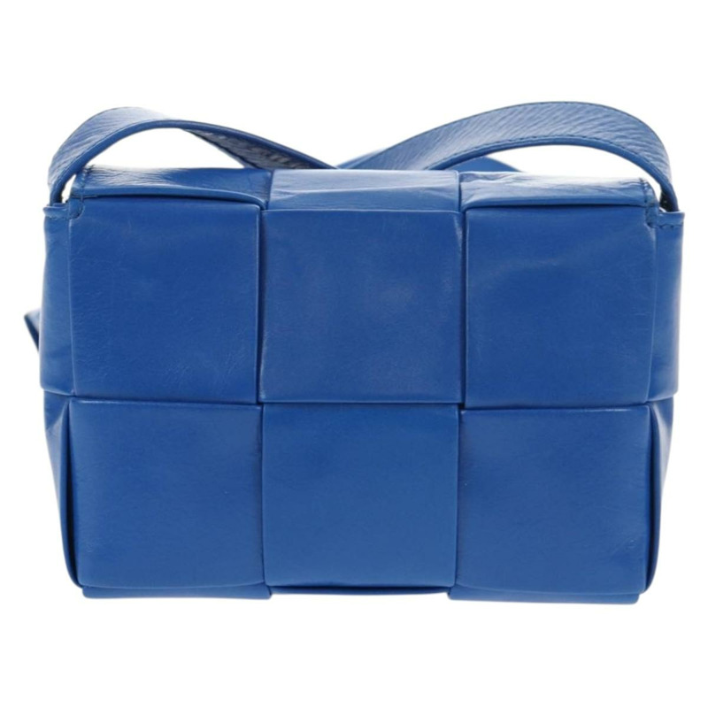 【日本直送】BOTTEGA VENETA MAXI INTRECCIATO 卡式肩背包皮革藍正品 146045V-1