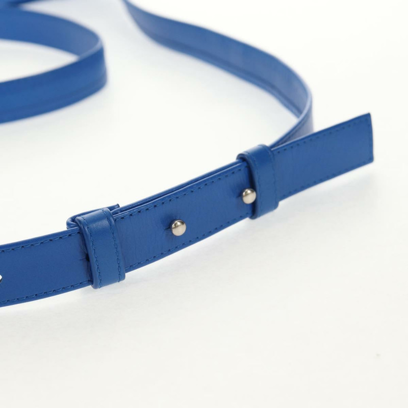 【日本直送】BOTTEGA VENETA MAXI INTRECCIATO 卡式肩背包皮革藍正品 146045V-7