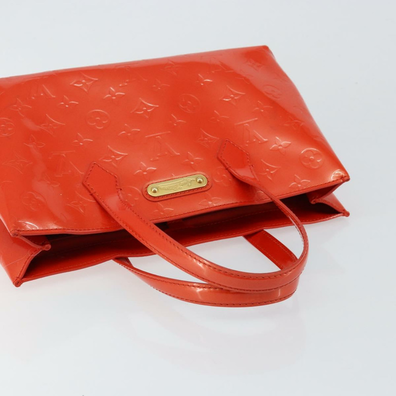 【日本直送】路易威登 Vernis Bluebird Wilshire PM 手袋 橙色日落色 M93644 正品 146475-5