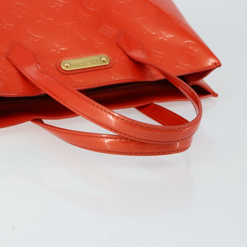 【日本直送】路易威登 Vernis Bluebird Wilshire PM 手袋 橙色日落色 M93644 正品 146475-6