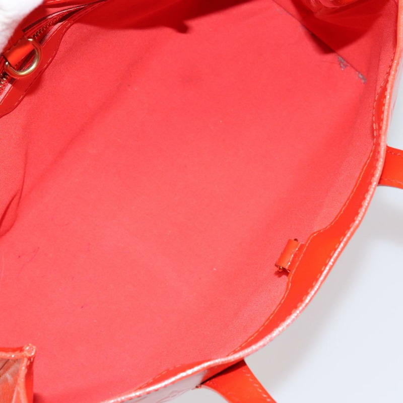 【日本直送】路易威登 Vernis Bluebird Wilshire PM 手袋 橙色日落色 M93644 正品 146475-10