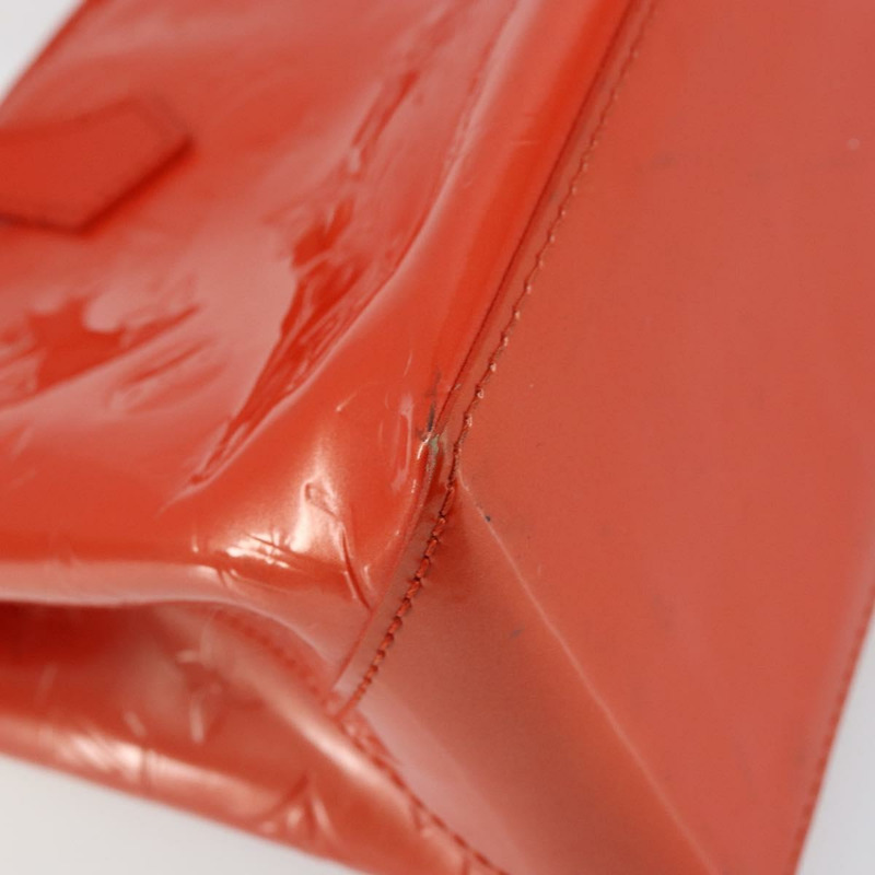 【日本直送】路易威登 Vernis Bluebird Wilshire PM 手袋 橙色日落色 M93644 正品 146475-15