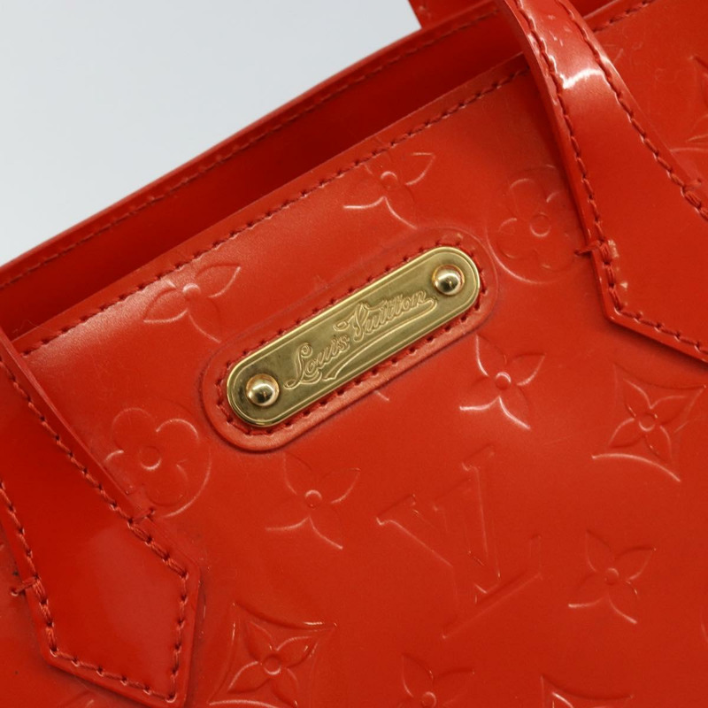 【日本直送】路易威登 Vernis Bluebird Wilshire PM 手袋 橙色日落色 M93644 正品 146475-16