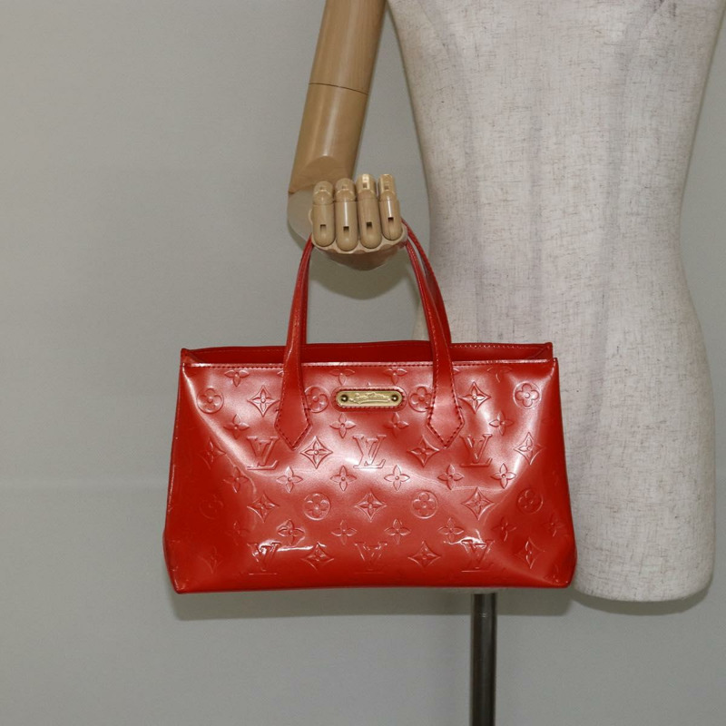 【日本直送】路易威登 Vernis Bluebird Wilshire PM 手袋 橙色日落色 M93644 正品 146475-20