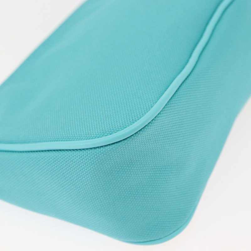 【日本直送】BURBERRY Nova 格紋手帕袋帆布兩件套 淺藍色 銀色 正品 am9484-9