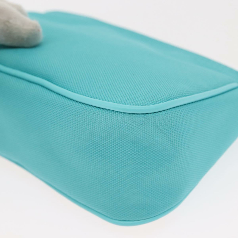 【日本直送】BURBERRY Nova 格紋手帕袋帆布兩件套 淺藍色 銀色 正品 am9484-10