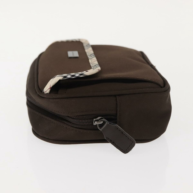 【日本直送】BURBERRY Nova 格紋手帕袋帆布兩件套 棕色 米色 正品 am9497-4