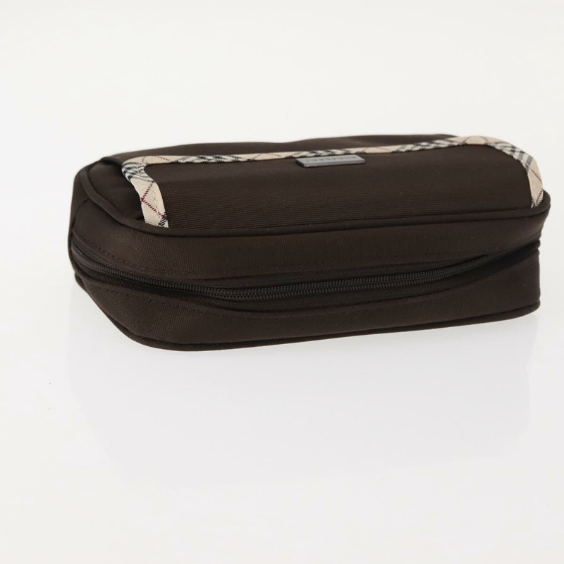 【日本直送】BURBERRY Nova 格紋手帕袋帆布兩件套 棕色 米色 正品 am9497-5