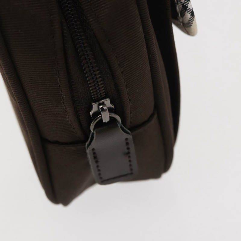 【日本直送】BURBERRY Nova 格紋手帕袋帆布兩件套 棕色 米色 正品 am9497-11