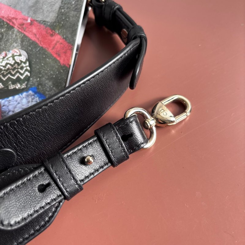 ::Christain Dior:: Lady Dior My ABCDior 小型包款 黛妃包 黑色手提包 斜背包 Cannage 籐格紋羊皮-33