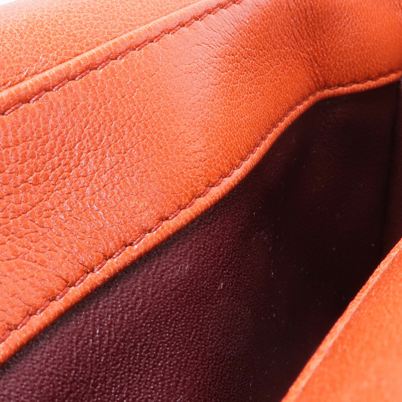 CHANEL 牛皮皮革Chain Shoulder Bag金扣鏈帶肩背袋-18