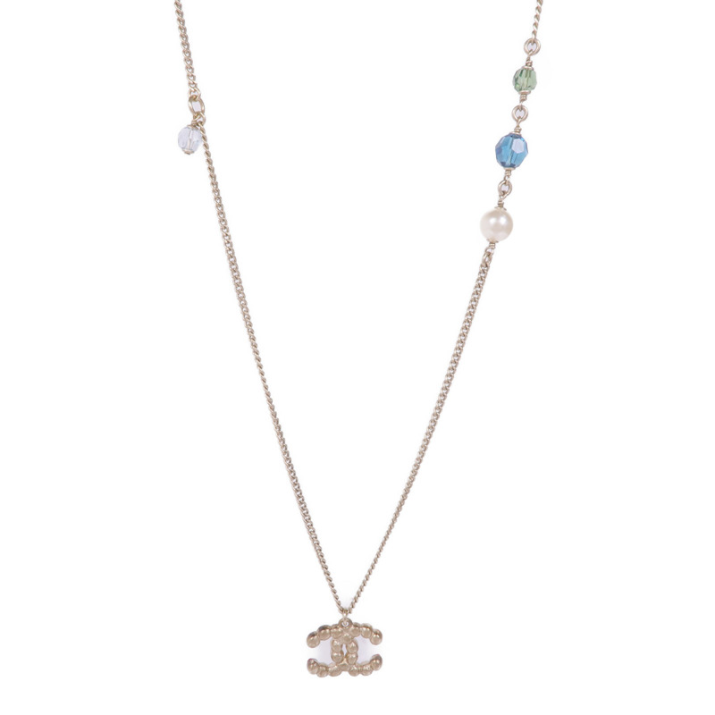 CHANEL 金屬Necklace項鍊-1
