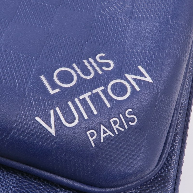 LOUIS VUITTON Damier Squared Trio Shoulder Bag銀扣肩背袋-8