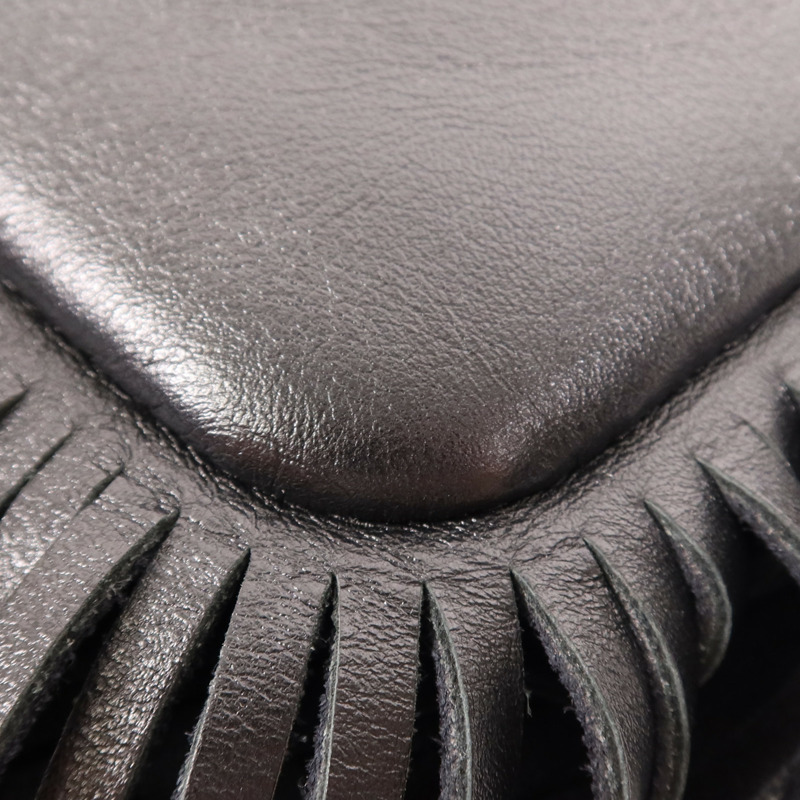 SAINT LAURENT 羊皮皮革Hand Bag銀扣手拿包-7