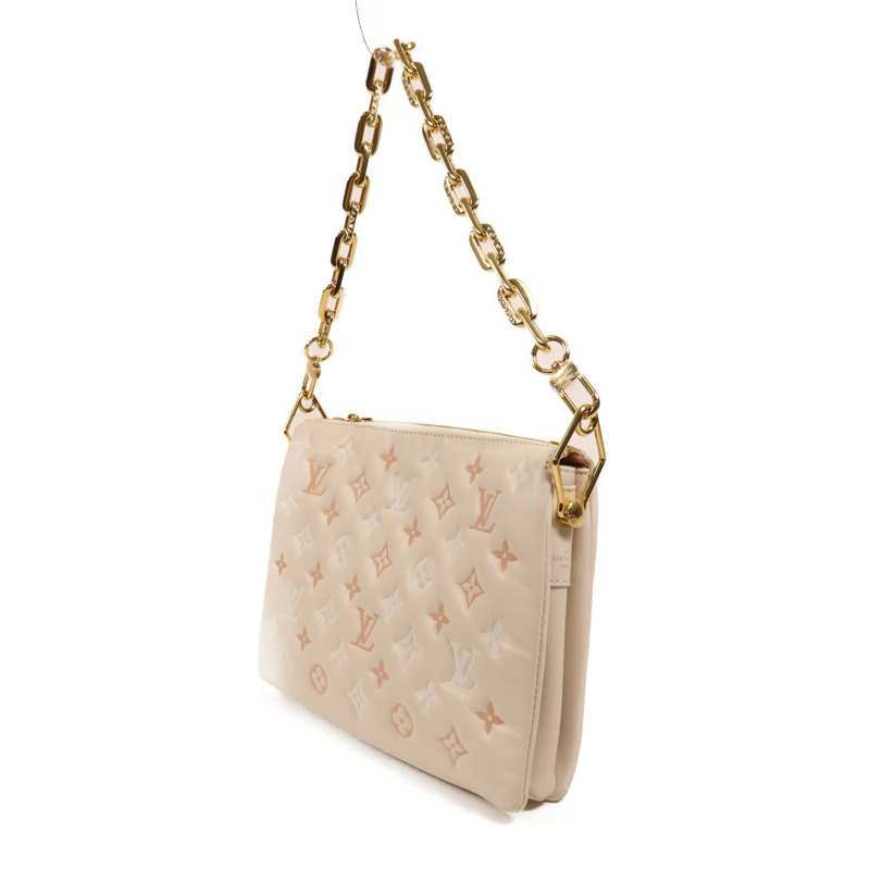 LOUIS VUITTON 羊皮皮革Coussin PM金扣手挽肩背兩用袋-2