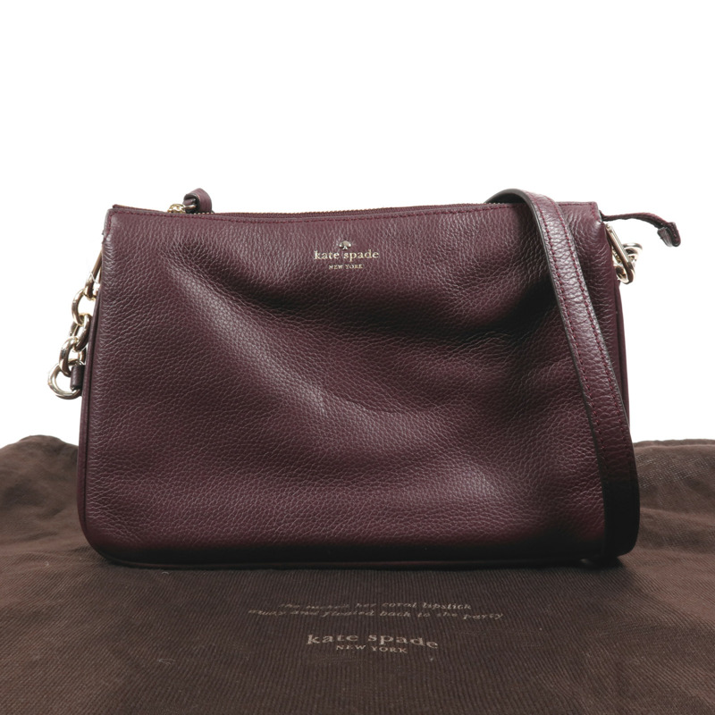 Kate Spade 牛皮皮革Shoulder Bag金扣肩背袋-13