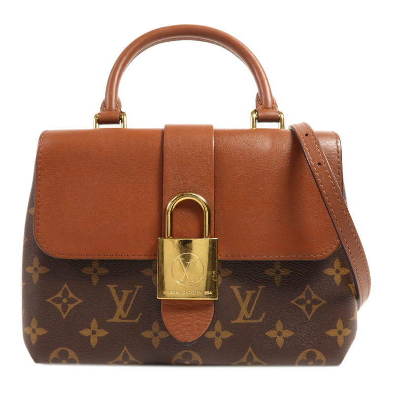 LOUIS VUITTON Monogram Locky BB金扣手挽肩背兩用袋-0
