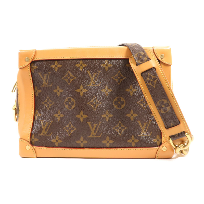 LOUIS VUITTON Monogram Soft Trunk金扣肩背袋-0