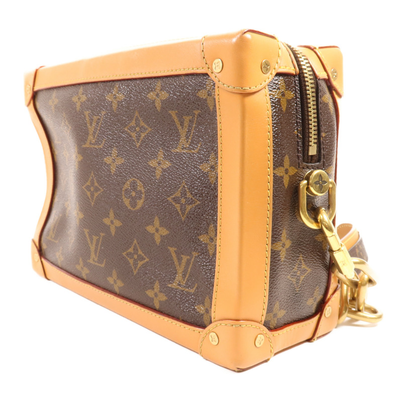 LOUIS VUITTON Monogram Soft Trunk金扣肩背袋-2