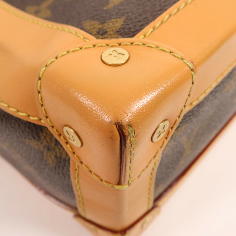 LOUIS VUITTON Monogram Soft Trunk金扣肩背袋-9