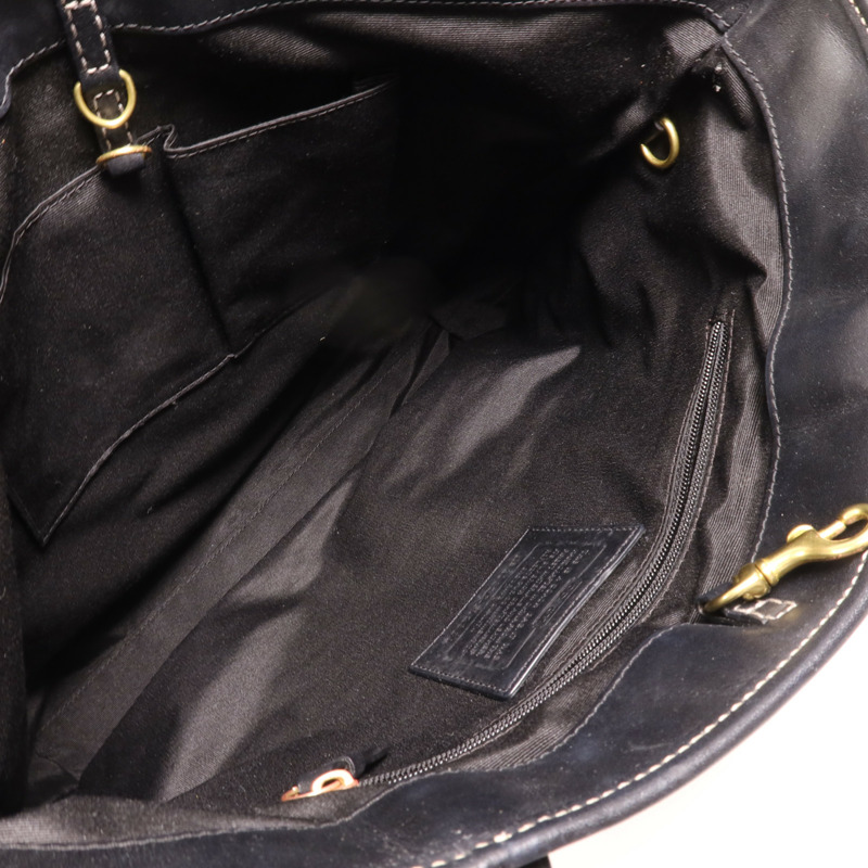 COACH 帆布Shoulder Bag金扣肩背袋-4