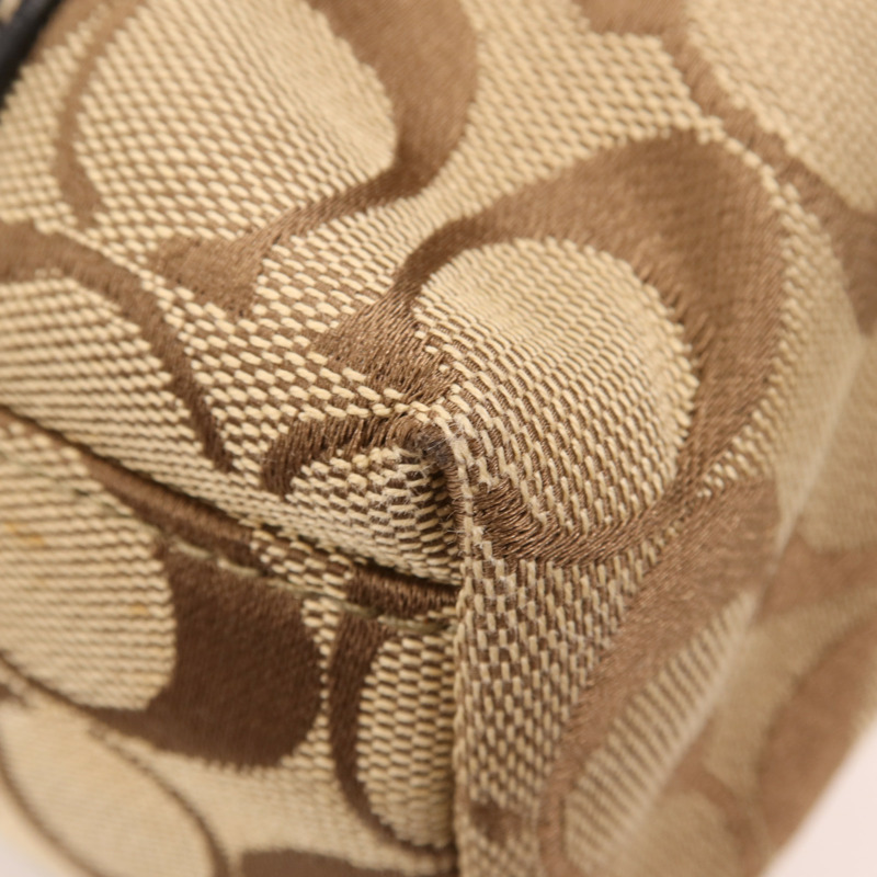 COACH 帆布Shoulder Bag金扣肩背袋-7