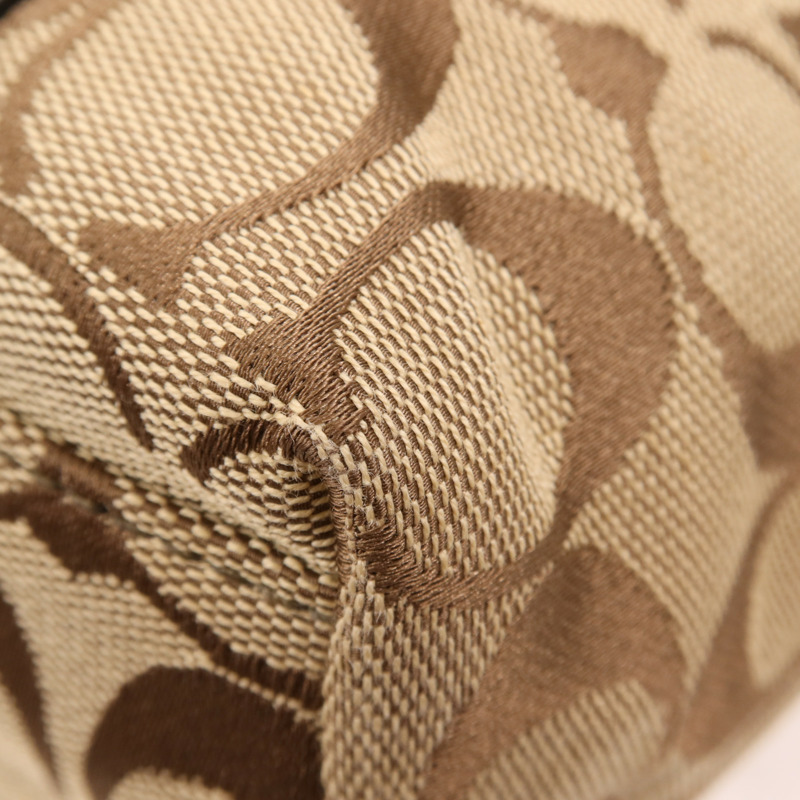 COACH 帆布Shoulder Bag金扣肩背袋-9