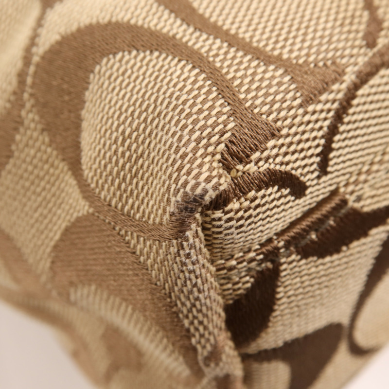 COACH 帆布Shoulder Bag金扣肩背袋-10