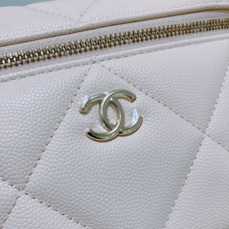 TK1869 CHANEL 香奈兒經典大菱格鏈帶梳妝包包LP VANITY WITH CHAIN BAG CAVIAR-18