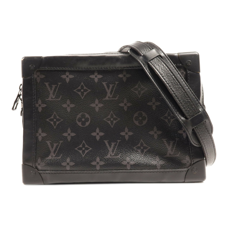 LOUIS VUITTON Monogram Eclipse Soft Trunk肩背袋-0