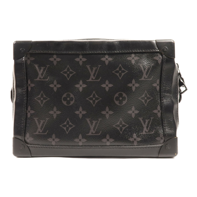LOUIS VUITTON Monogram Eclipse Soft Trunk肩背袋-1