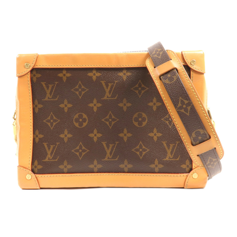 LOUIS VUITTON Monogram Soft Trunk金扣肩背袋-0