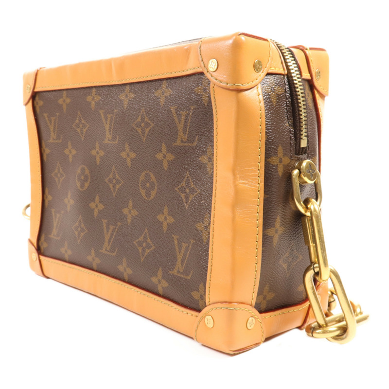 LOUIS VUITTON Monogram Soft Trunk金扣肩背袋-2