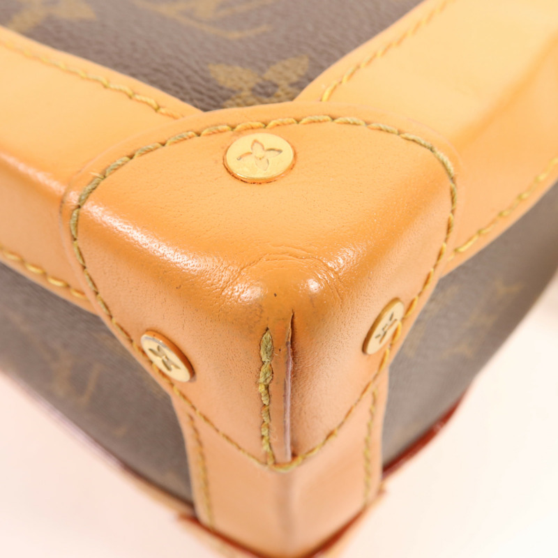 LOUIS VUITTON Monogram Soft Trunk金扣肩背袋-8