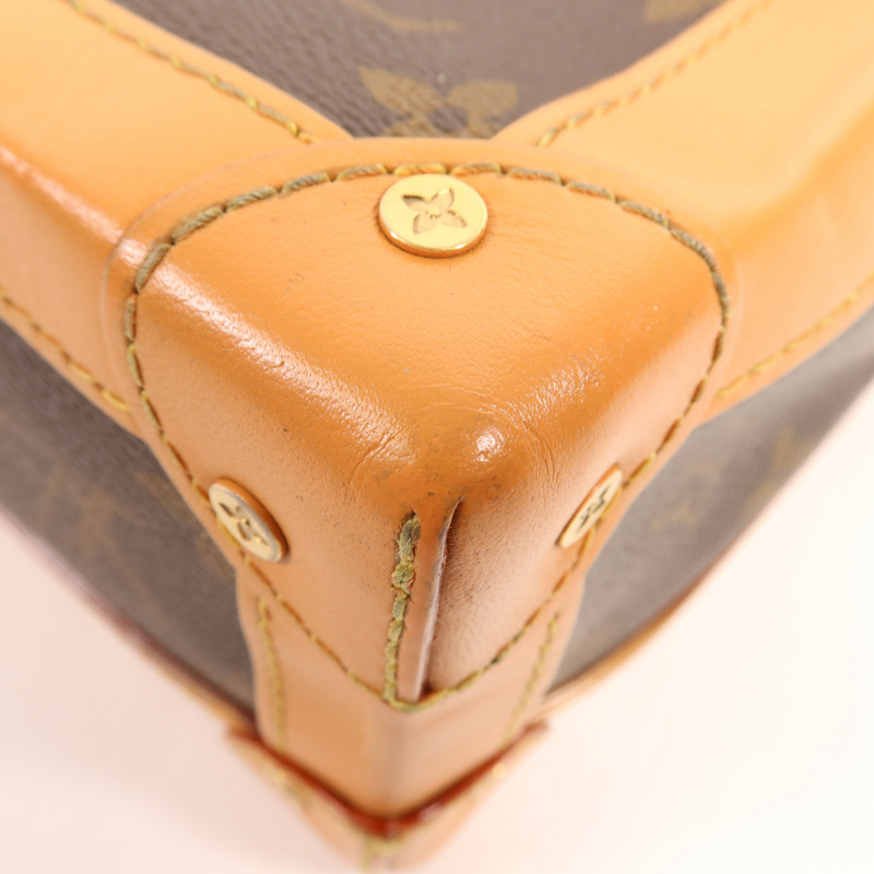 LOUIS VUITTON Monogram Soft Trunk金扣肩背袋-10