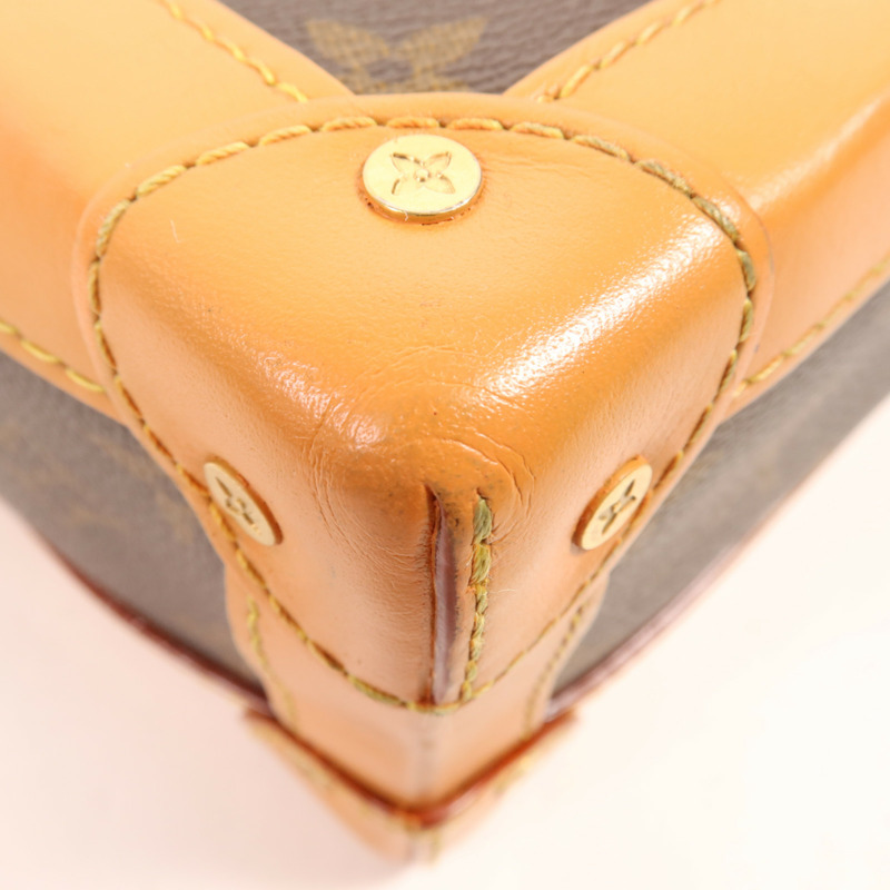 LOUIS VUITTON Monogram Soft Trunk金扣肩背袋-11