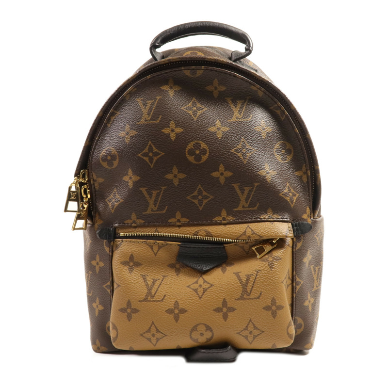 LOUIS VUITTON Monogram Palm Springs PM金扣背包-0