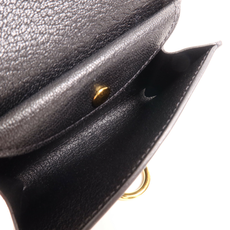 HERMES Swift皮革Glenan Compact Wallet金扣錢包-4