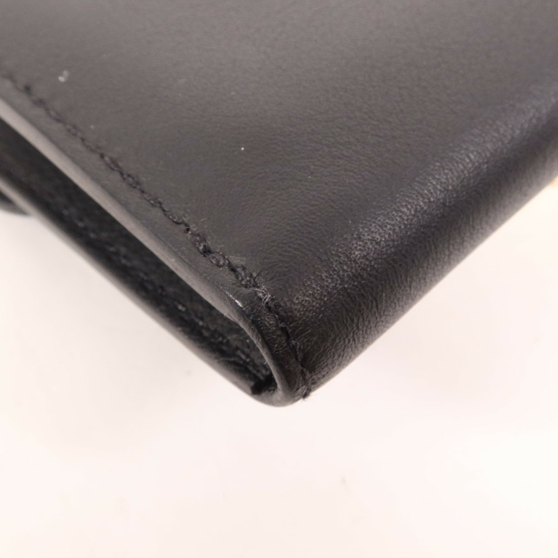 HERMES Swift皮革Glenan Compact Wallet金扣錢包-11