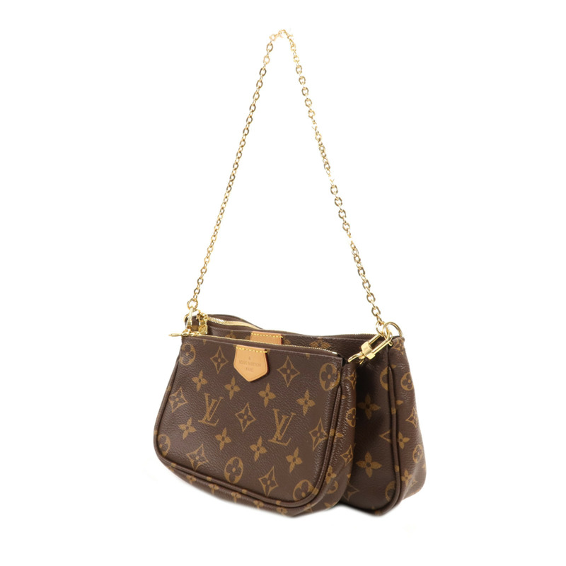 LOUIS VUITTON Monogram Multi Pochette Accessoires金扣手挽肩背兩用袋-2