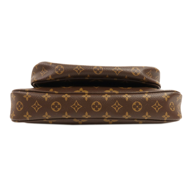 LOUIS VUITTON Monogram Multi Pochette Accessoires金扣手挽肩背兩用袋-3