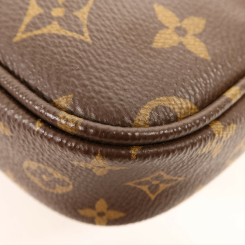 LOUIS VUITTON Monogram Multi Pochette Accessoires金扣手挽肩背兩用袋-11