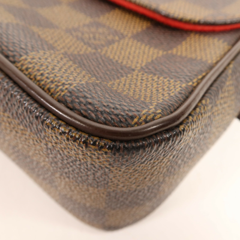 LOUIS VUITTON Damier Ravello PM金扣肩背袋-9