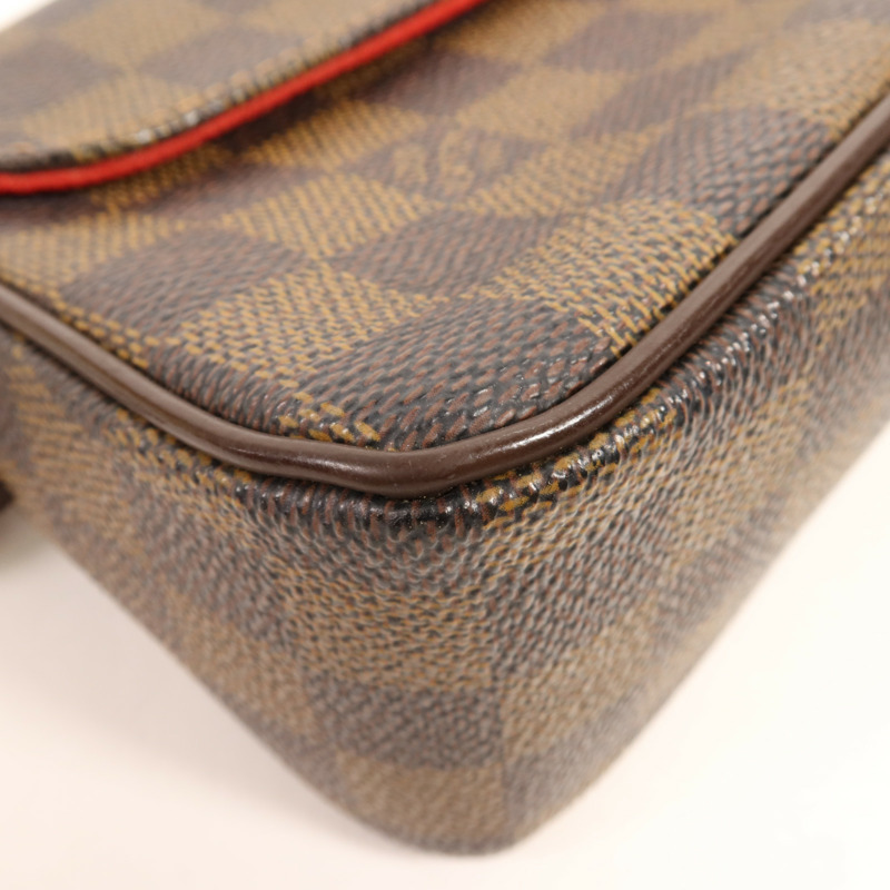 LOUIS VUITTON Damier Ravello PM金扣肩背袋-10