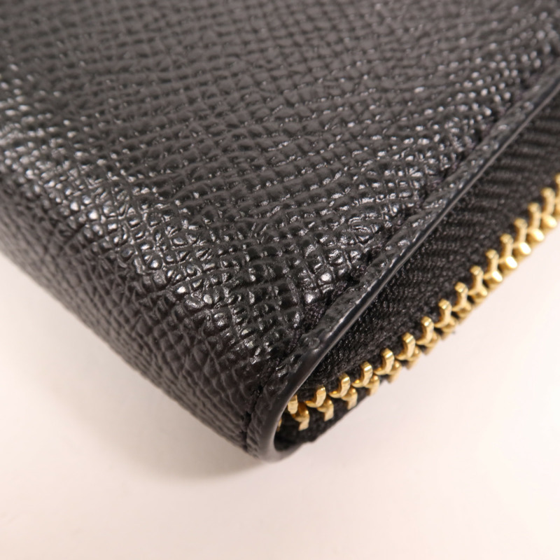 COACH 牛皮皮革Long Wallet金扣長錢包-9