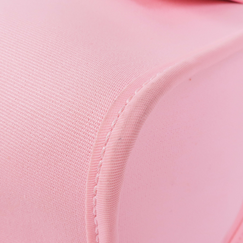 HERMES 帆布Herbag PM銀扣手挽肩背兩用袋Rose Sakura-12