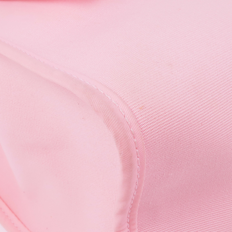 HERMES 帆布Herbag PM銀扣手挽肩背兩用袋Rose Sakura-13