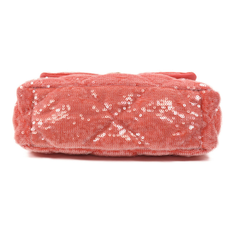 CHANEL 亮片Chanel 19 Sequin Flap Bag金扣手挽肩背兩用袋-3